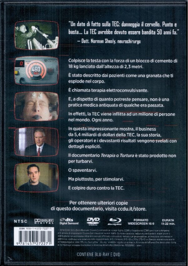 DVD "Terapia o Tortura: la Verità sull'Elettroshock" - immagine 2