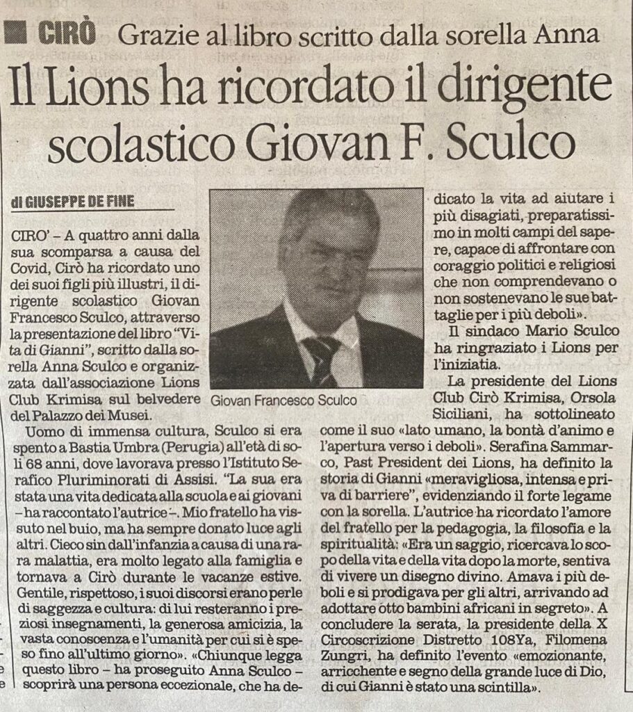 articolo giornale